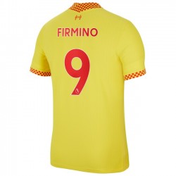 Camisola Liverpool Roberto Firmino 9 Equipamento Terceiro 2021-2022 Manga Curta